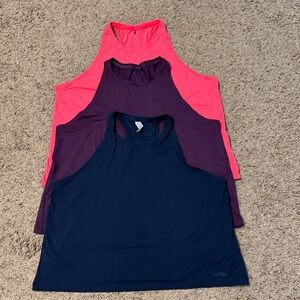 Women's Sleeveless Tops - Pink, Purple, and Navy